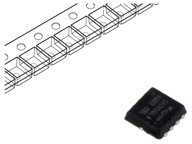 Transistor: N-MOSFET; unipolair; PDFN3030-8 Transistor: N-MOSFET; unipolair; PDFN3030-8
